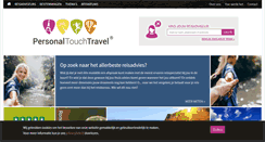 Desktop Screenshot of personaltouchtravel.nl